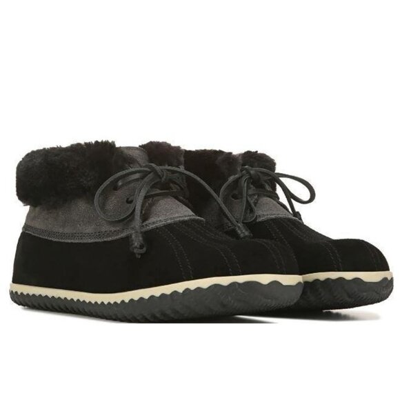 Sperry Shoes - NWB Sperry Top Sider Women's Black Suede Elayna Duck Boot Slipper Size 8M 600